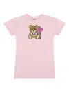 Moschino Teddy Bear-print Dress In Pink
