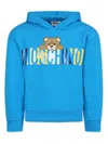 Moschino Long-sleeved Sweater In 蓝色
