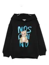 Moschino Teddy Bear-print Hoodie In Black