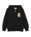 Moschino Teddy Bear-print Hoodie In Black