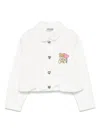 Moschino Teddy Bear-print Jacket In White