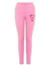 Moschino Teddy Bear-print Leggings In Pink