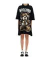 Moschino Teddy Bear-print T-shirt Mini Dress In Black