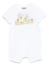 Moschino Teddy Bear-print Romper In White