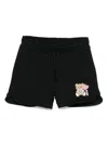 Moschino Teddy Bear-print Shorts In Black