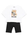 Moschino Teddy Bear-print Shorts Set In White