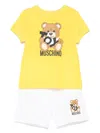 Moschino Teddy Bear-print Shorts Set In Yellow