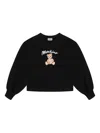 Moschino Teddy Bear-print Sweater In Black
