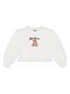 Moschino Teddy-bear Print Sweatshirt In Gray