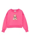 Moschino Teddy Bear-print Sweatshirt In Pink