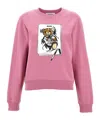 Moschino Teddy Bear-print Sweatshirt In Pink