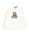 Moschino Teddy Bear-print Sweatshirt In White