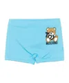 Moschino Teddy Bear-print Swim Trunks In Blue