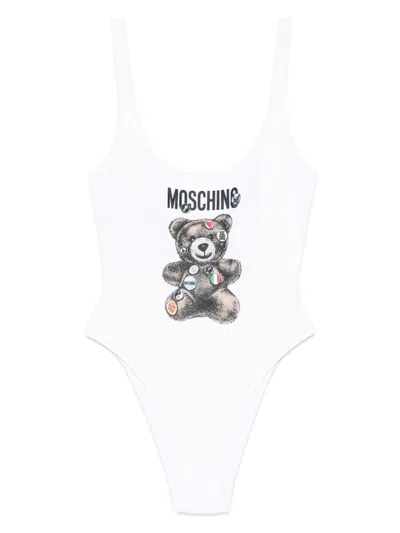 MOSCHINO TEDDY BEAR-PRINT SWIMSUIT