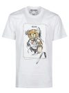 Moschino Teddy Bear T-shirt In Bianco