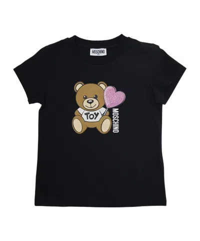 Moschino Teddy Bear-print T-shirt In Black