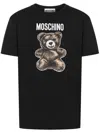 Moschino Teddy Bear T-shirt In Black