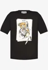Moschino Teddy Bear-print T-shirt In Black