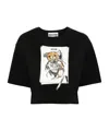 Moschino Teddy Bear-print T-shirt In Black