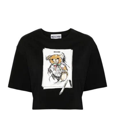 MOSCHINO TEDDY BEAR-PRINT T-SHIRT