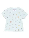 Moschino T-shirt Mit Teddy-print In Blau