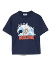 Moschino Teddy Bear-print T-shirt In Blue