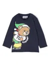 Moschino Teddy Bear-print T-shirt In Blue