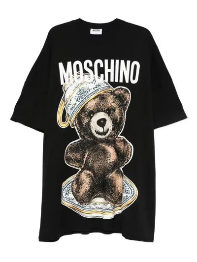 Moschino Teddy Bear-print T-shirt Mini Dress