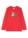 Moschino Teddy Bear-print T-shirt In Red