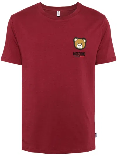 Moschino Teddy Bear-print T-shirt In Red