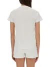 Moschino Teddy Bear Print T-shirt In White