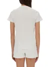 Moschino Teddy Bear Print T-shirt In White