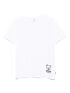 Moschino Teddy Bear Crew Neck T-shirt In White