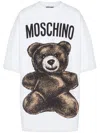 Moschino Oversized T-shirt Maxi Teddy Bear In White