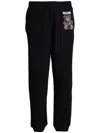 Moschino Teddy Bear-print Track Pants In Black
