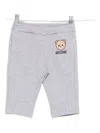 Moschino Teddy Bear-print Tracks Pants In Gray