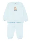 Moschino Teddy Bear-print Tracksuit In Blue