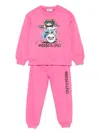 Moschino Teddy Bear-print Tracksuit Set In Pink