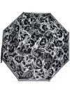 Moschino Signature Bear Open And Close Umbrella In Schwarz