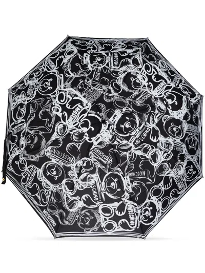 MOSCHINO TEDDY BEAR-PRINT UMBRELLA