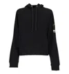 Moschino Teddy Bear Printed Drawstring Hoodie In Black