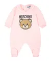 Moschino Teddy Bear Printed Jumpsuit In Pink