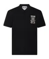 Moschino Graphic Print Polo Shirt With Side Slits
