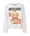 Moschino Teddy Bear Printed Sweater In Nude