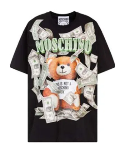 Moschino Teddy Bear Printed T-shirt In White