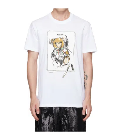MOSCHINO TEDDY BEAR PRINTED T-SHIRT
