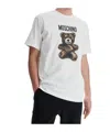 Moschino Teddy Bear Print Crewneck T-shirt In White