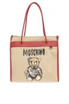 MOSCHINO TEDDY BEAR PRINTED TOP HANDLE BAG