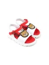 Moschino Teddy Bear Sandals In White