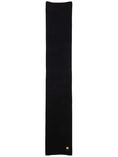 Moschino Teddy Bear Scarf In 黑色